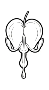 coloriage Cœur de Marie à imprimer pour enfant de 3 ans