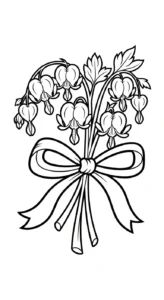 coloriage Cœur de Marie a dessiner et imprimer