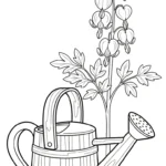 coloriage Cœur de Marie à imprimer pour enfant de 7 ans