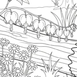 coloriage Cœur de Marie à imprimer gratuit