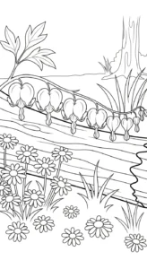 coloriage Cœur de Marie à imprimer gratuit