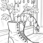 coloriage Cœur de Marie gratuit pour enfants