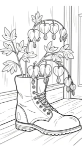 coloriage Cœur de Marie gratuit pour enfants