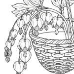 coloriage Cœur de Marie pour enfants a imprimer gratuit