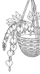 coloriage Cœur de Marie pour enfants a imprimer gratuit