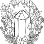coloriage Cœur de Marie gratuit a imprimer