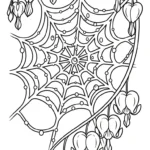 coloriage Cœur de Marie pour enfants a imprimer