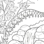 coloriage Cœur de Marie a imprimer pour enfant de 4 ans