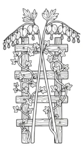coloriage Cœur de Marie pour enfants à télécharger
