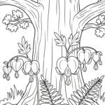 coloriage Cœur de Marie gratuit en ligne