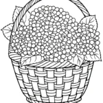 coloriage Hortensia pour enfants à télécharger