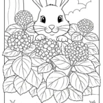 télécharger coloriage Hortensia gratuit