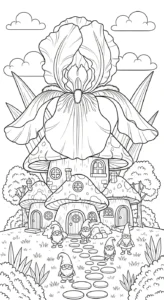 coloriage Iris a imprimer gratuit
