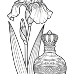 coloriage Iris à imprimer pdf
