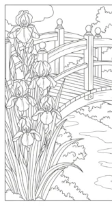 coloriage Iris pour primaire