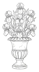 coloriage Iris a telecharger