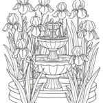 coloriage Iris pour enfant de 6 ans