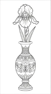 coloriage Iris à imprimer pour enfant de 12 ans