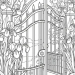 imprimer coloriage Iris pour enfant