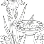 coloriage Iris à imprimer