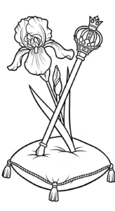 coloriage Iris à imprimer pdf