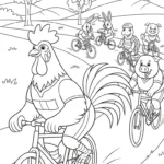coloriage Le Coq Gaulois à imprimer gratuit