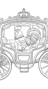 coloriage Le Coq Gaulois de pour enfants