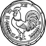 coloriage Le Coq Gaulois a telecharger