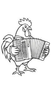 coloriage Le Coq Gaulois à imprimer