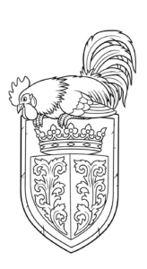 coloriage Le Coq Gaulois pour enfant de 4 ans