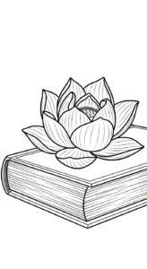 coloriage Lotus gratuit a imprimer