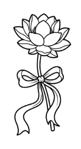 coloriage Lotus à imprimer