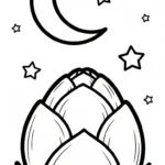 coloriage Lotus pour enfant de à imprimer