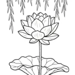 coloriage Lotus educatif pour enfant