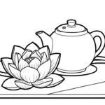 coloriage Lotus pour enfants