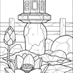 coloriage Lotus gratuit