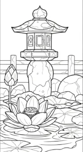 coloriage Lotus gratuit