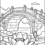 coloriage Lotus pour enfant a imprimer gratuit