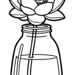 coloriage Lotus gratuit en ligne