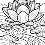 coloriage Lotus et dessin a imprimer
