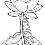 coloriage Lotus gratuit en ligne