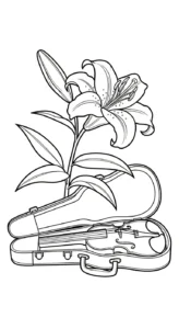 coloriage Lys a colorier en ligne