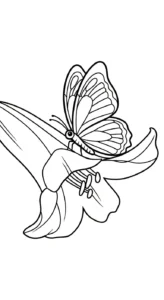 coloriage Lys gratuit a imprimer