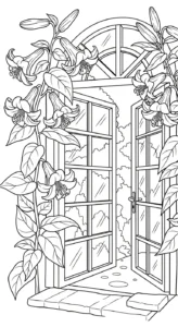 coloriage Lys de pour enfants