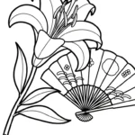 coloriage Lys en ligne pour enfant