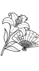 coloriage Lys en ligne pour enfant