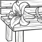 coloriage Lys gratuit pour enfants