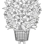 coloriage Lys a imprimer gratuit