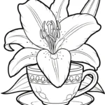 coloriage Lys a colorier en ligne gratuitement
