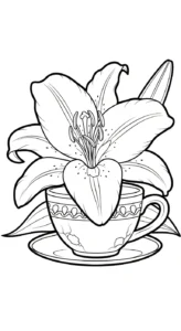 coloriage Lys a colorier en ligne gratuitement